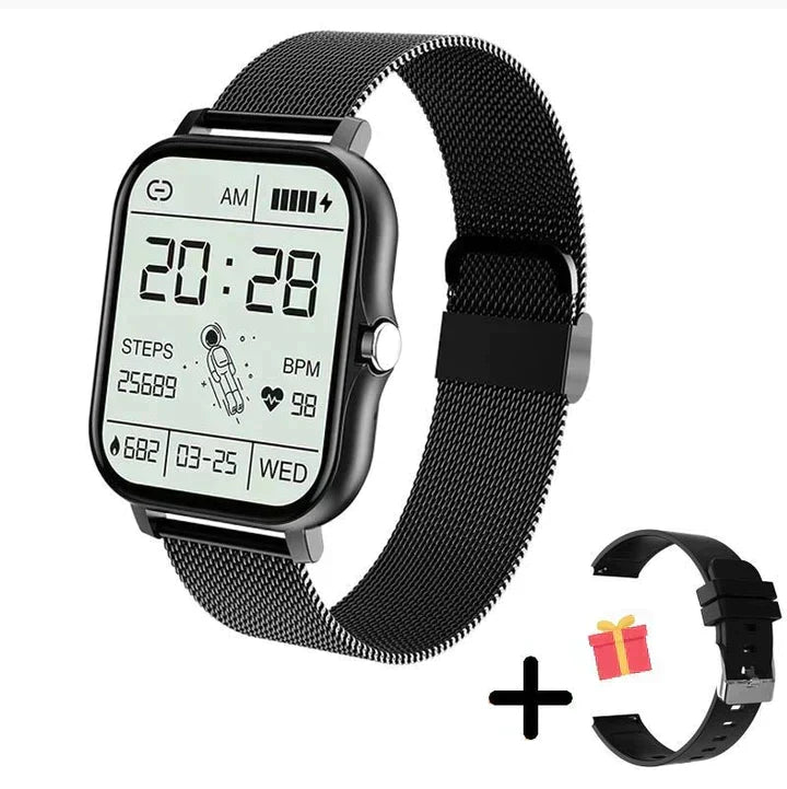 Drune – Fortschrittliche Smartwatch, Metall-Mesh-Armband