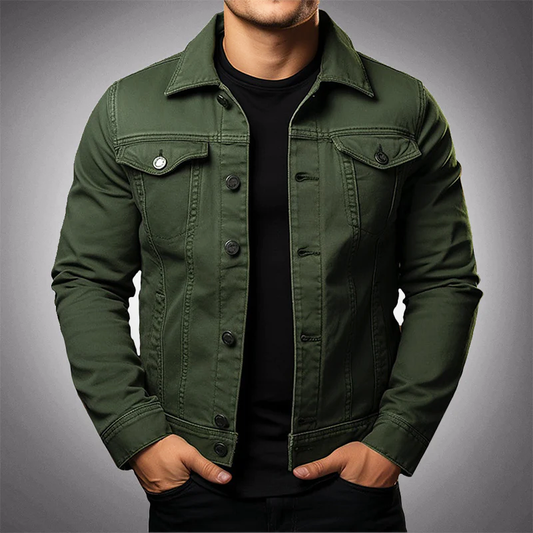 Giacca in denim da uomo: comfort e versatilità