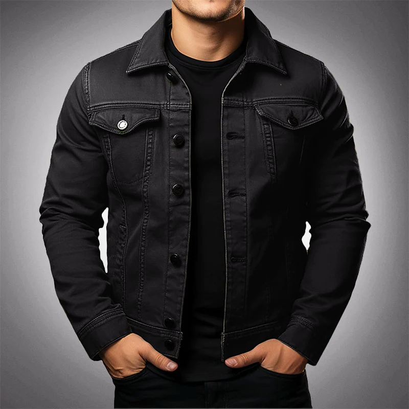 Giacca in denim da uomo: comfort e versatilità