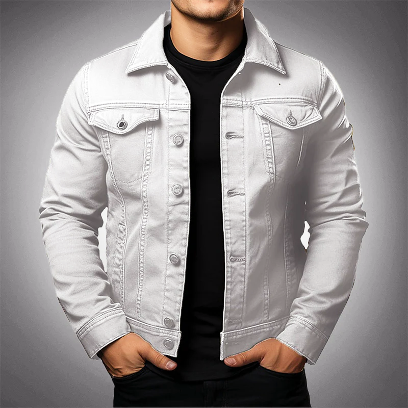 Giacca in denim da uomo: comfort e versatilità