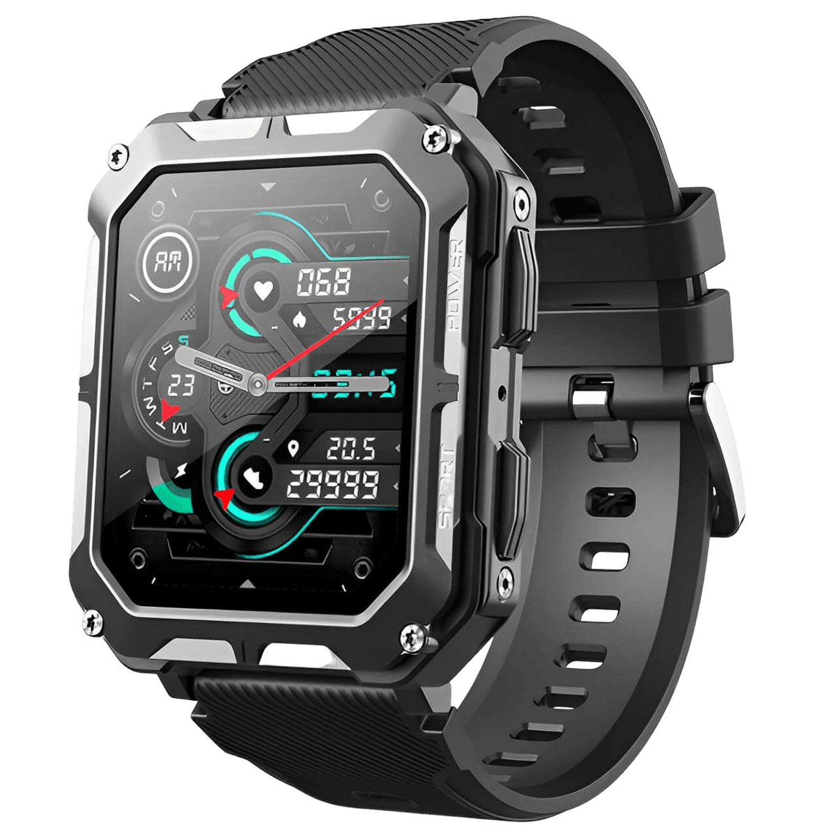 Drune | Herren Smartwatch Mit Wasserdichtigkeit Und Fortschrittlichen Funktionen