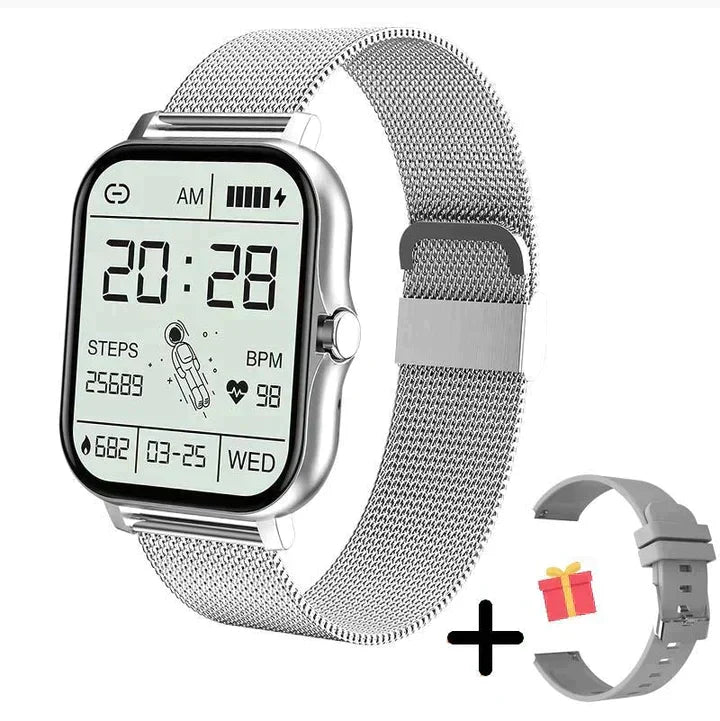 Drune – Fortschrittliche Smartwatch, Metall-Mesh-Armband