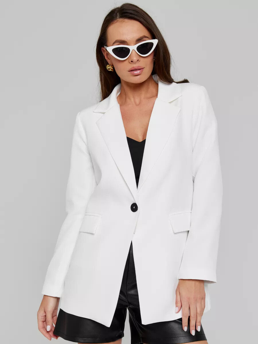 Damen eleganter, taillierter Blazer im modernen Schnitt Drune