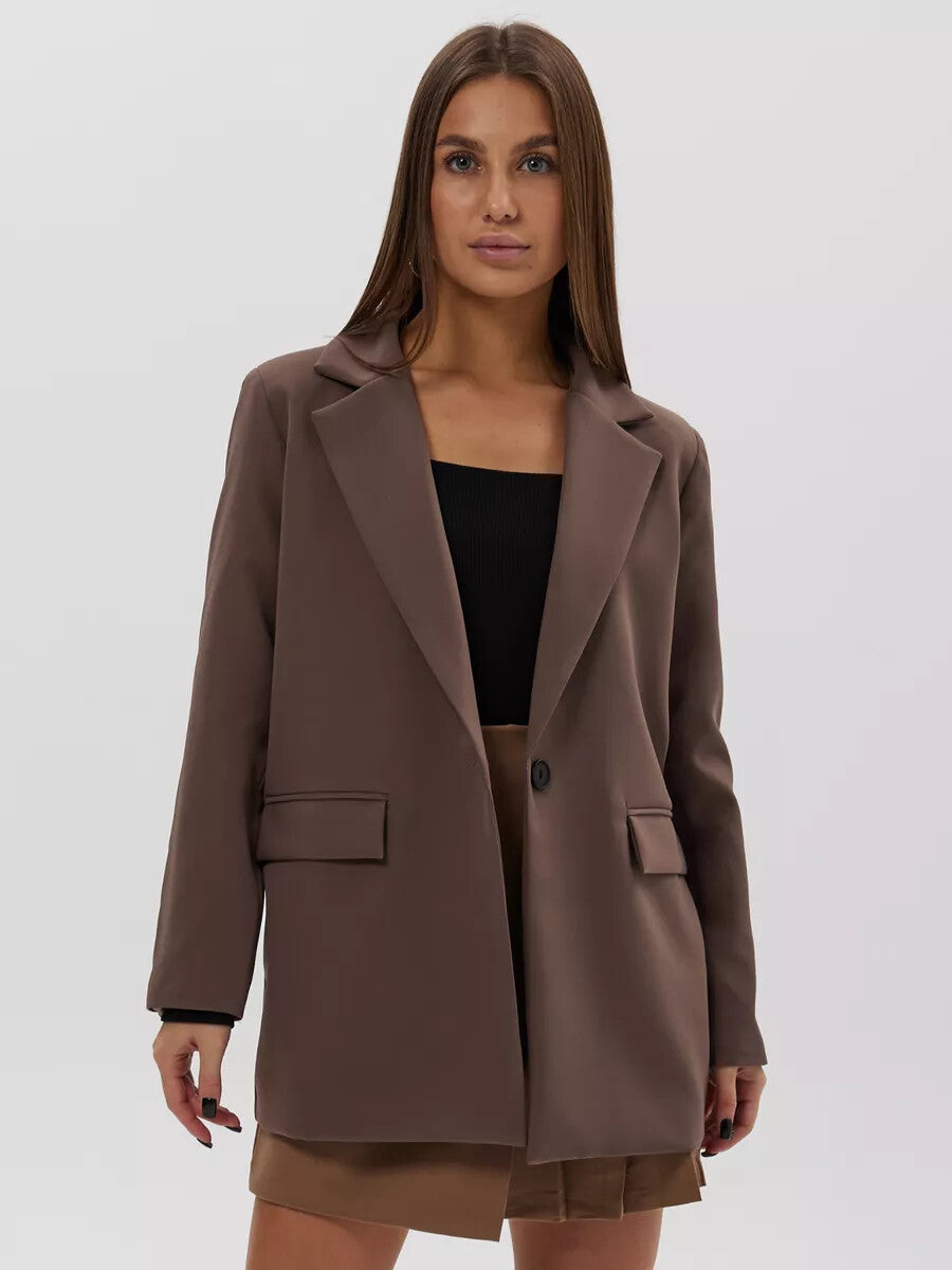 Damen eleganter, taillierter Blazer im modernen Schnitt Drune