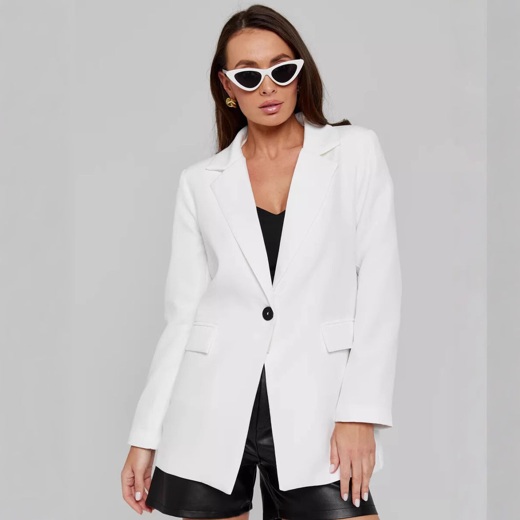 Damen eleganter, taillierter Blazer im modernen Schnitt Drune