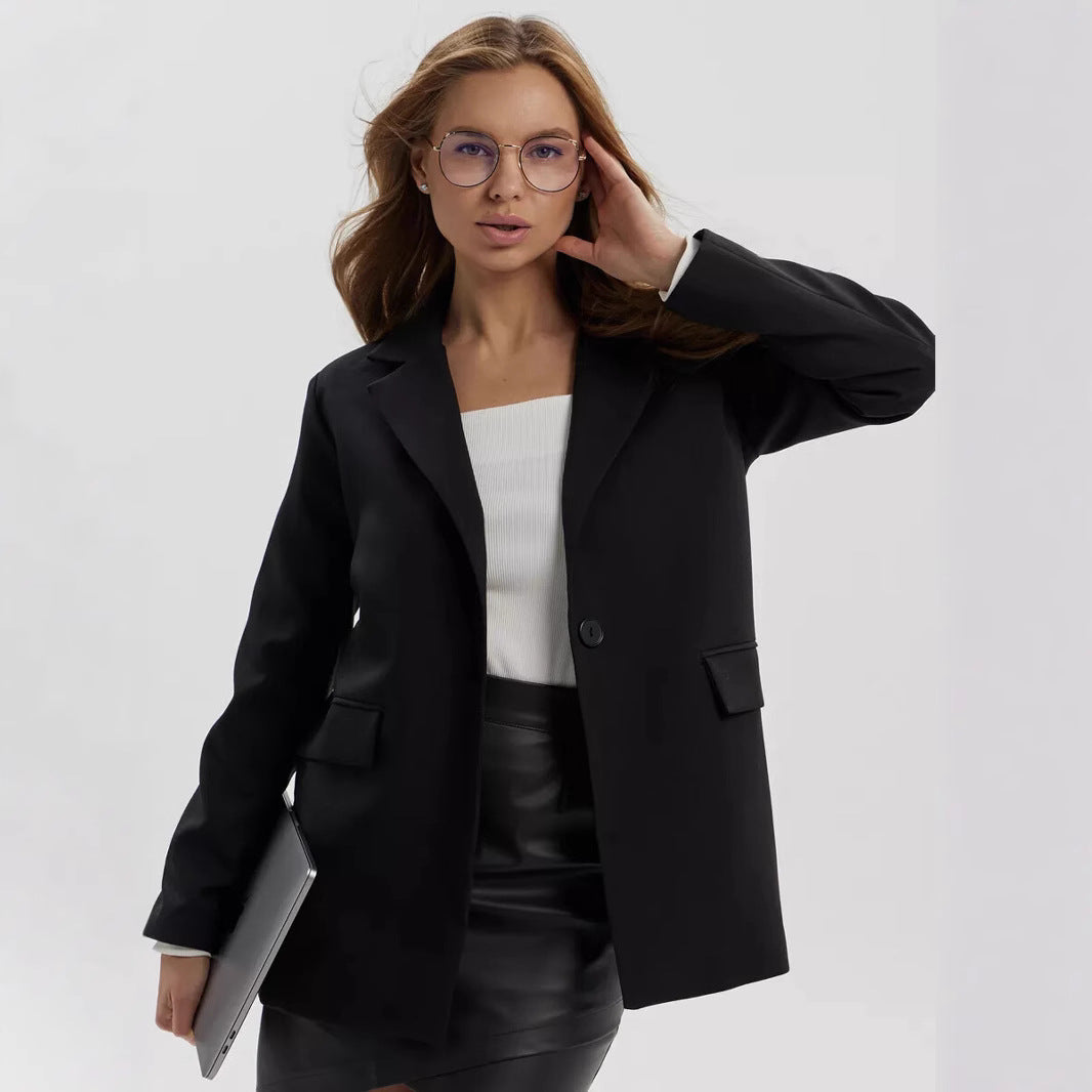 Damen eleganter, taillierter Blazer im modernen Schnitt Drune