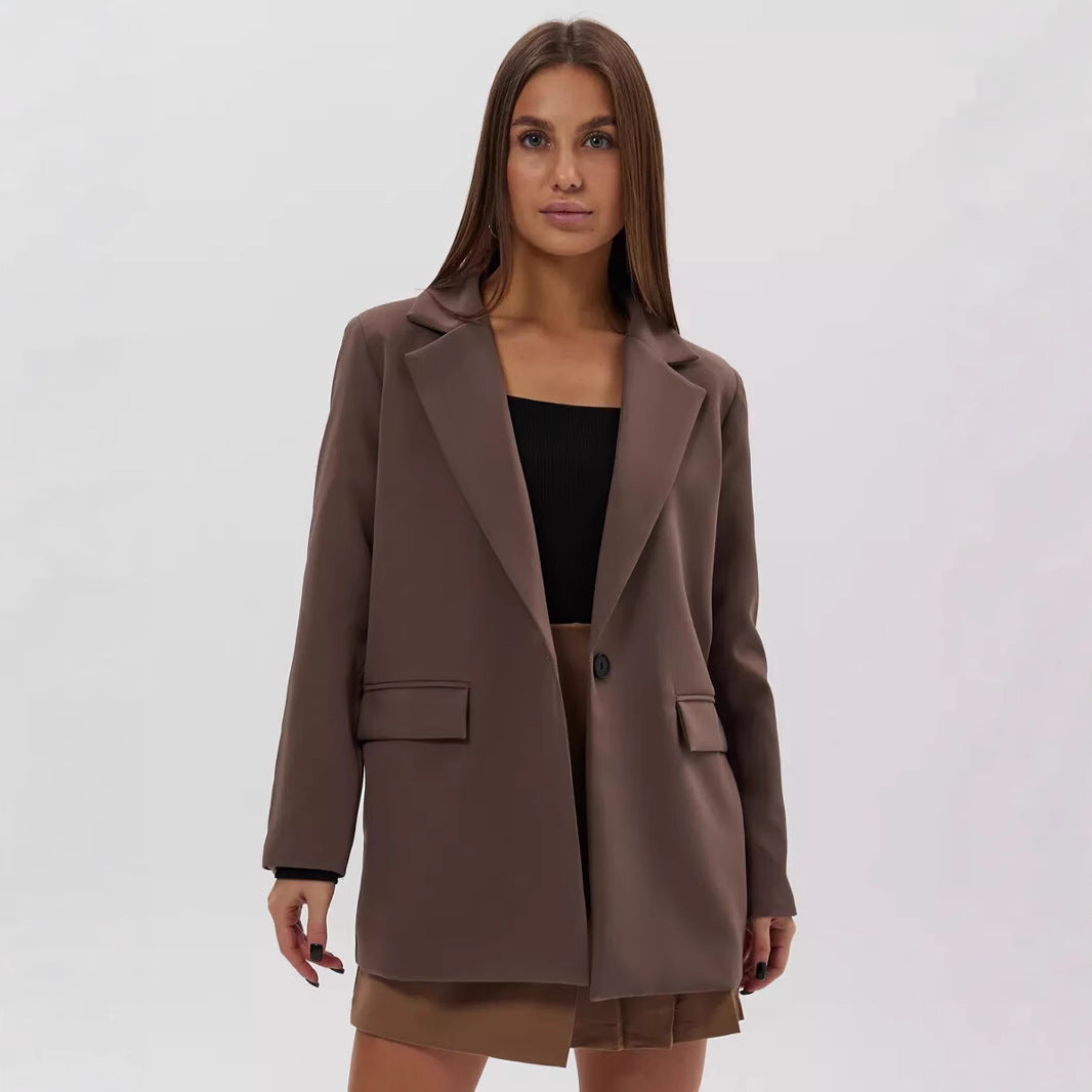 Damen eleganter, taillierter Blazer im modernen Schnitt Drune