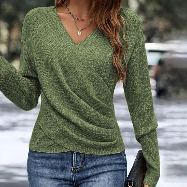 Drune Gekreuzter Pullover