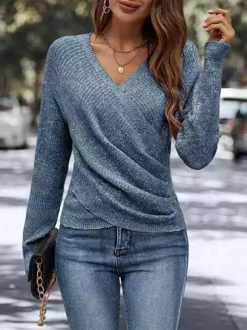 Drune Gekreuzter Pullover