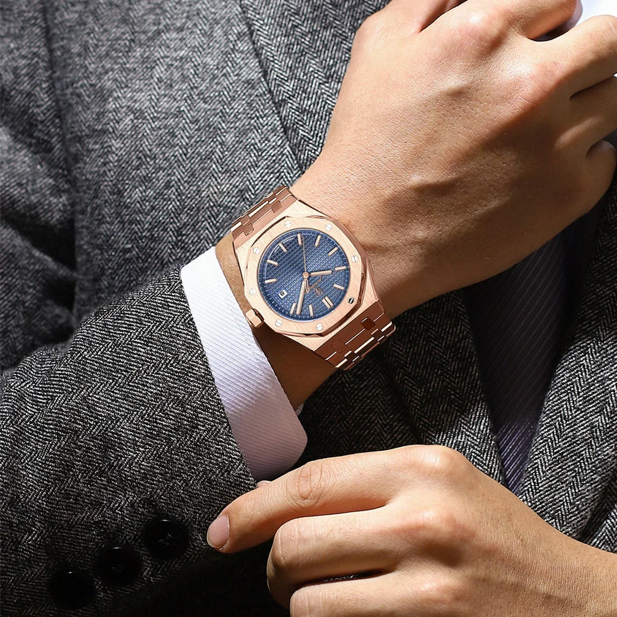 Drune | Deluxe Herrenarmbanduhr Modern, Elegant Und Komfortabel