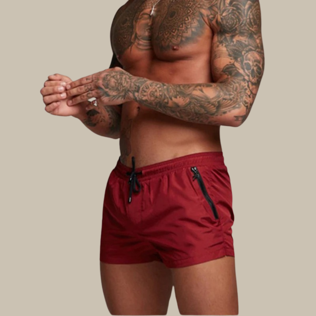 Drune | Schnell Trocknende Kurze Badehose Mit Stretch