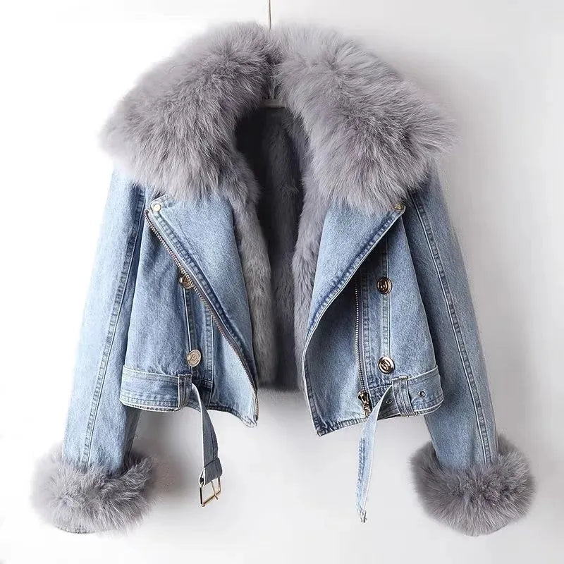 Giacca di jeans alla moda