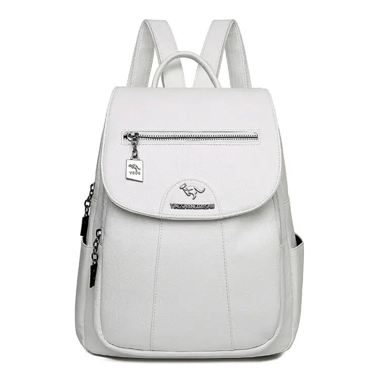 Drune | Diebstahlsicherer Lederrucksack Mit Großem Fassungsvermögen Für Damen