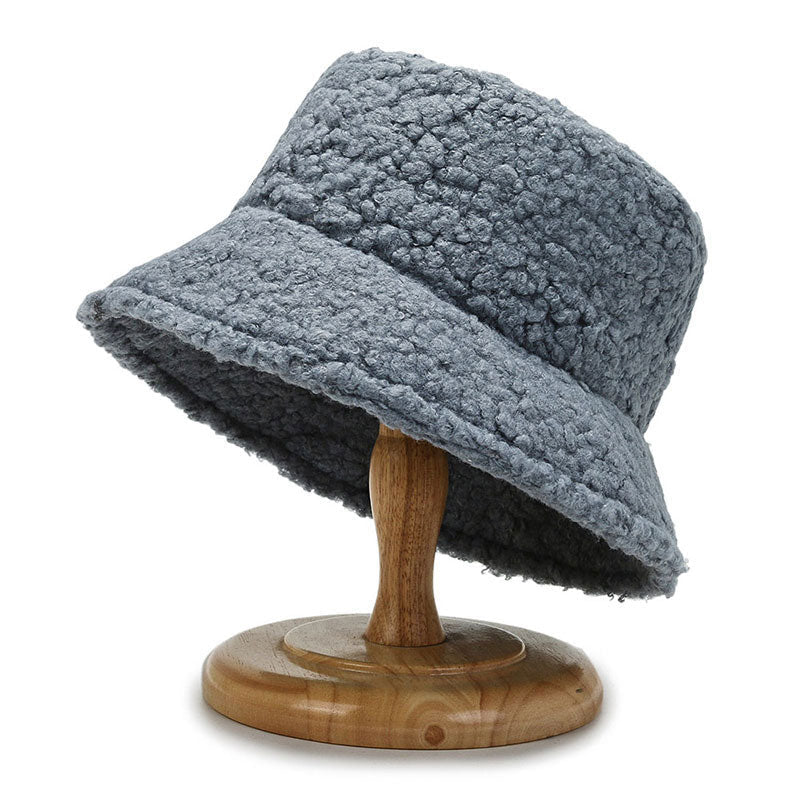 Drune Damen-Lammwoll-Bucket-Hut | Warme Outdoor-Panama-Mütze für Frauen