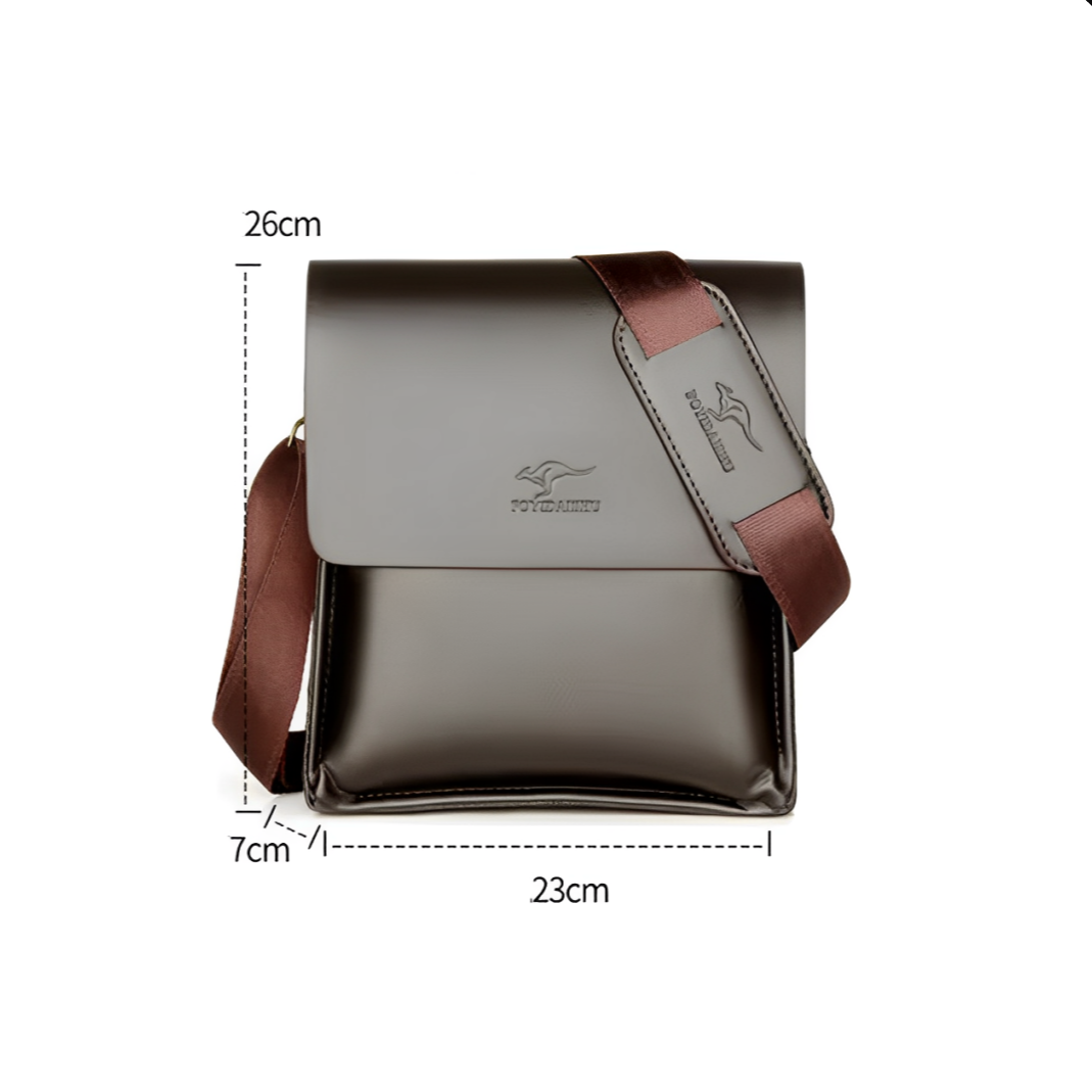 Drune | Schultertasche für Herren mit Fächern