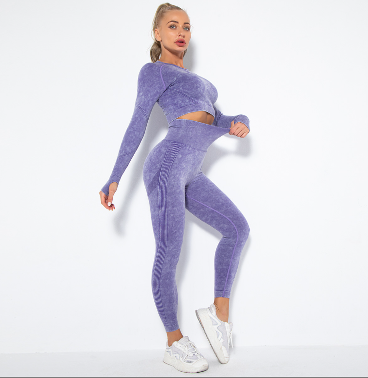 Drune | Sportliches Set Mit Crop Top Und High Waist Leggings