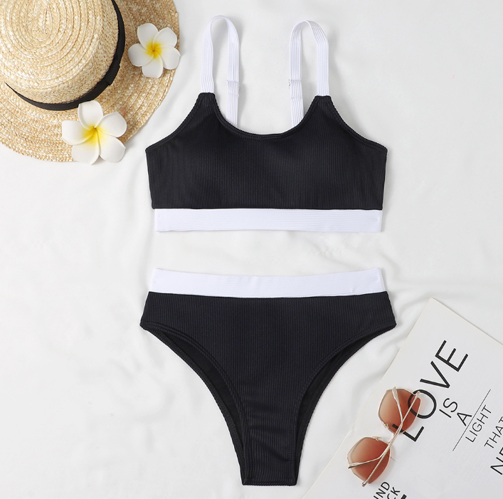 Drune Bikini |  Bequemer Bikini mit High-Waist-Slip