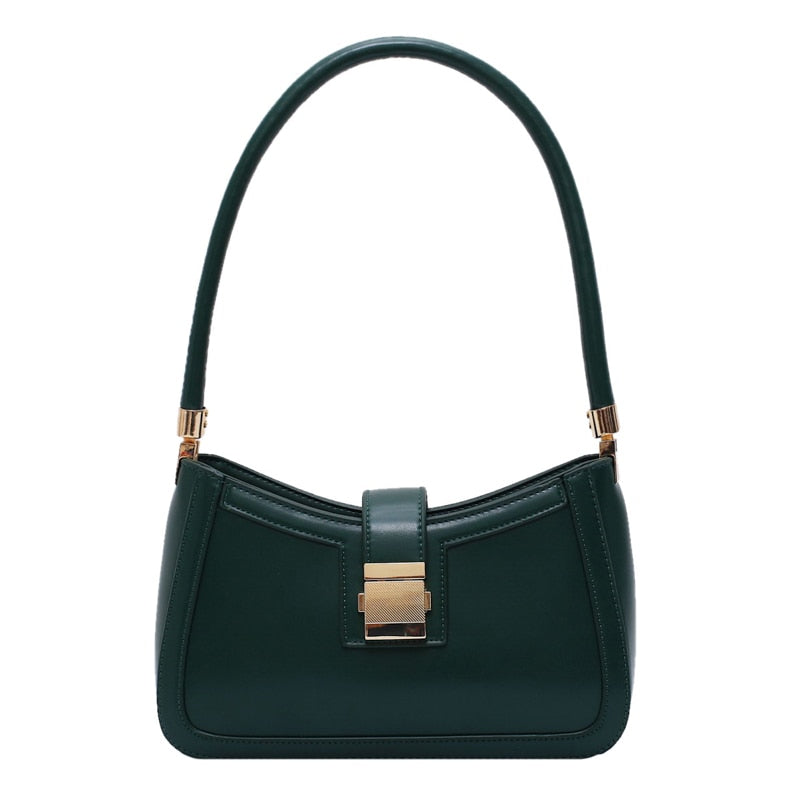 Drune Stilvolle Linke Schultertasche | Damen Designer Handtasche mit Reißverschluss