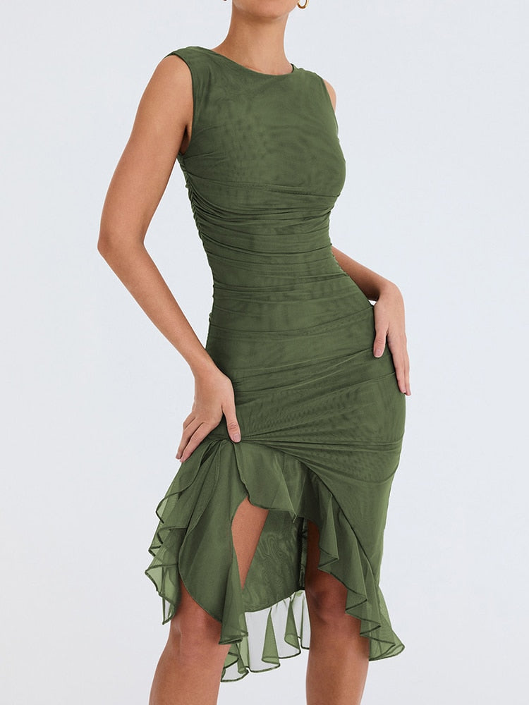 Ruffle Midi Dress (Copia)
