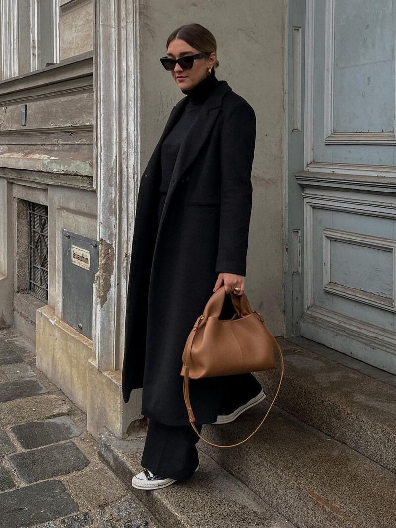 Drune Umhängetasche damen | Handtasche mit Reißverschluss