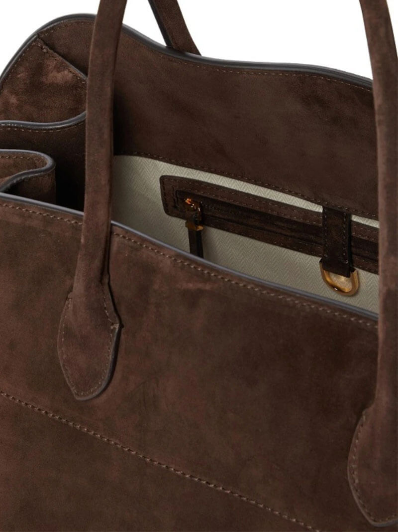 Damen-Vintage-Tasche aus veganem Leder, 38 × 28 × 23 cm