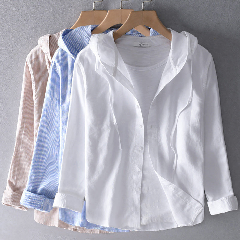 Drune | Atmungsaktive Leinenbluse
