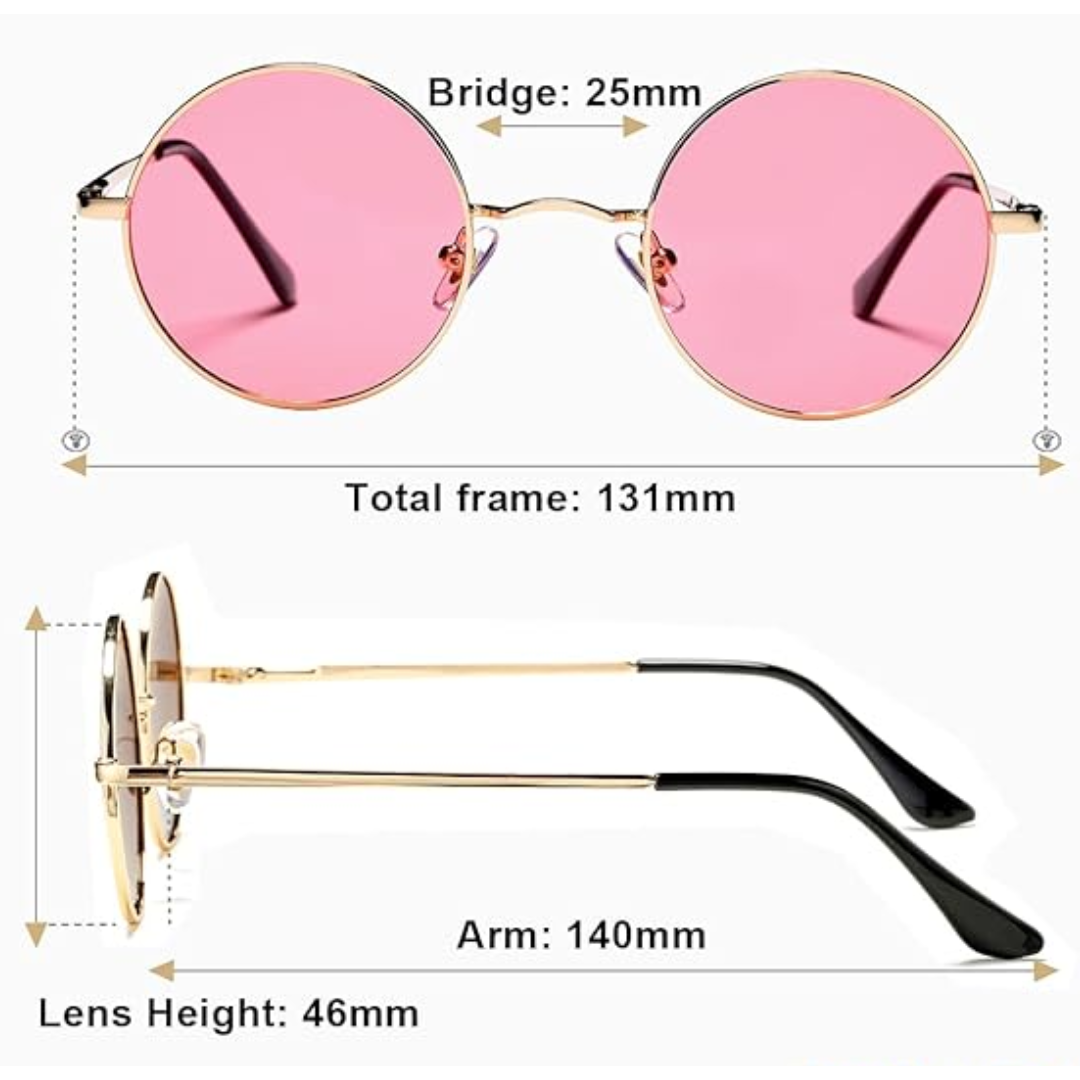 Drune | Runde Polarisierte Sonnenbrille