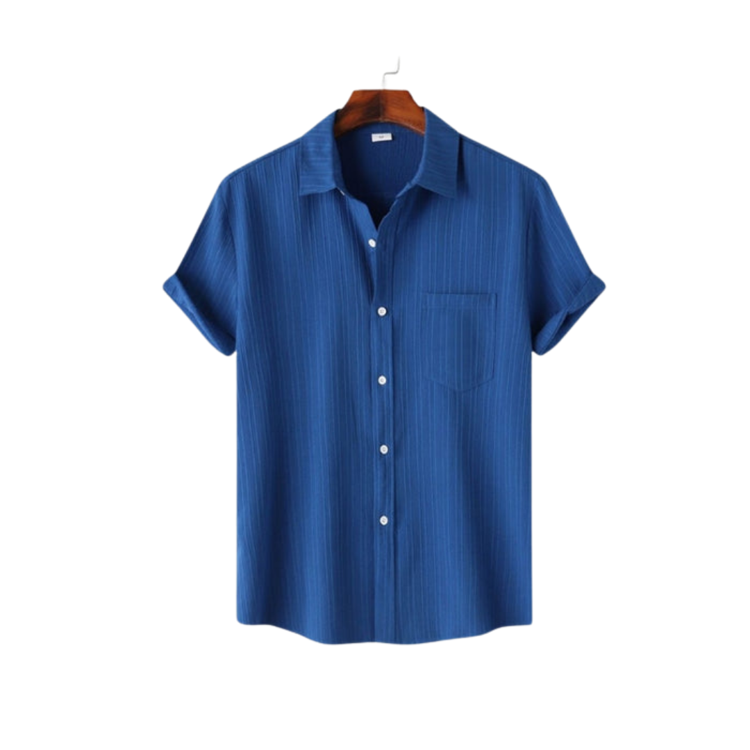 Camicia estiva Geld - Stile casual - Design senza cuciture - Tessuto elasticizzato