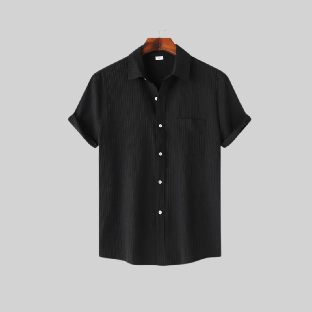 Camicia estiva Geld - Stile casual - Design senza cuciture - Tessuto elasticizzato