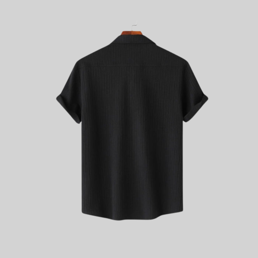 Camicia estiva Geld - Stile casual - Design senza cuciture - Tessuto elasticizzato