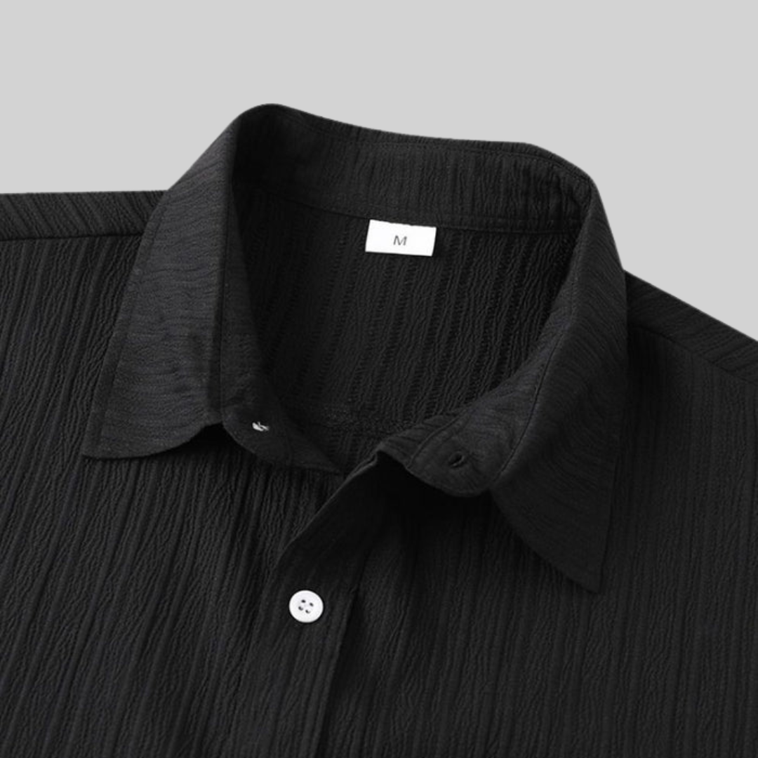 Camicia estiva Geld - Stile casual - Design senza cuciture - Tessuto elasticizzato