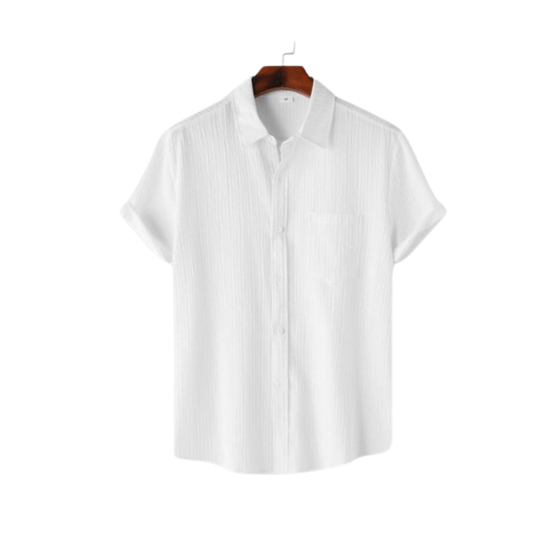 Camicia estiva Geld - Stile casual - Design senza cuciture - Tessuto elasticizzato