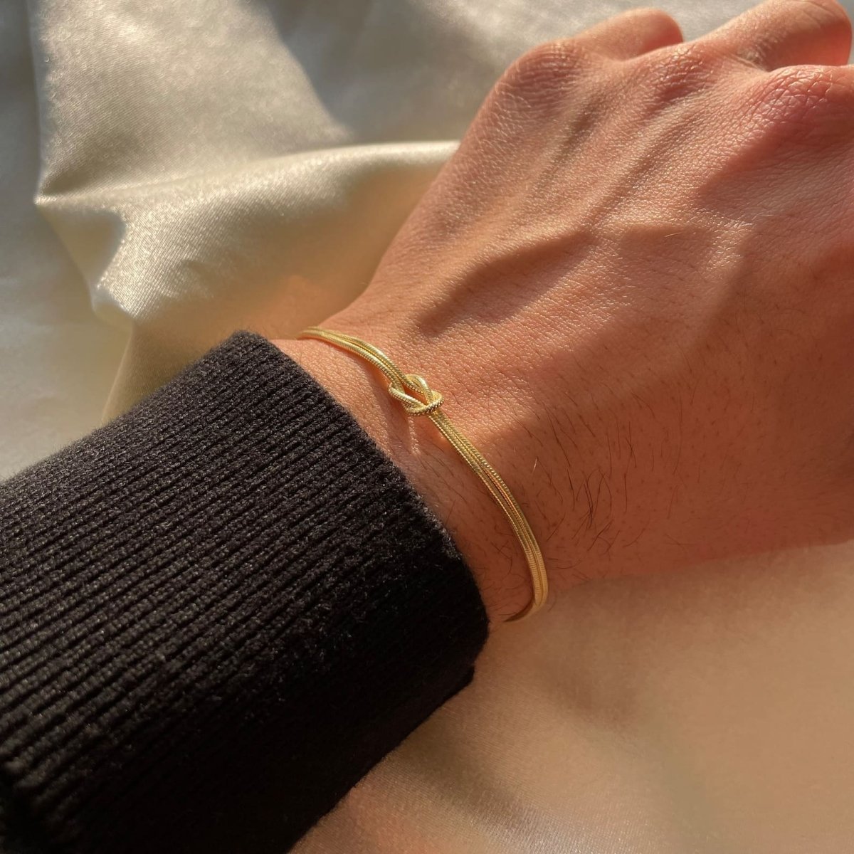 Drune | Elegantes Liebesknoten Armband Für Damen