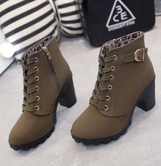 Ava - Schnürstiefeletten zum Aufpeppen deines Herbst-Outfits