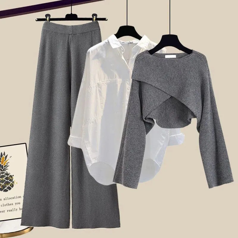 Drune | Bequemes Dreiteiliges Langarm Set