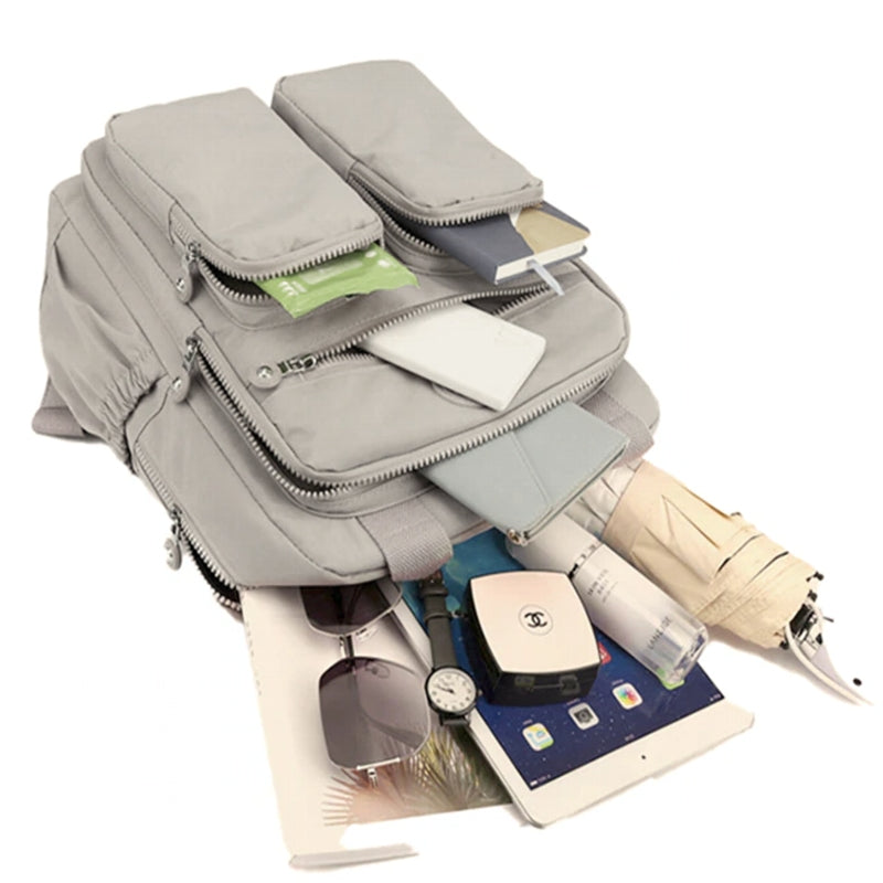 Drune | Mode Frau wasserdichter Nylon leichter Rucksack