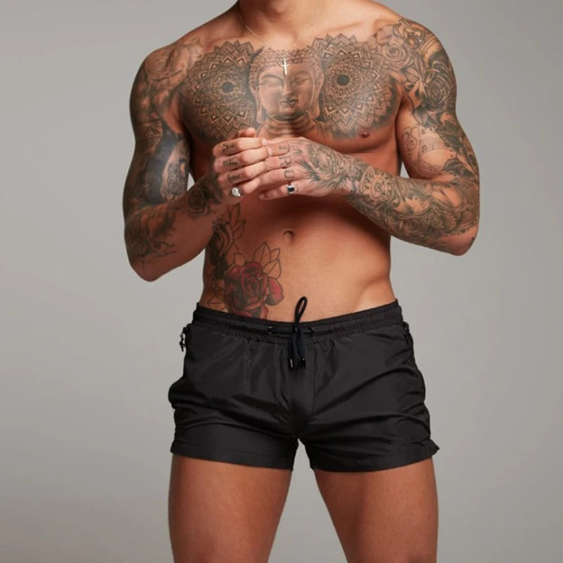 Drune | Schnell Trocknende Kurze Badehose Mit Stretch