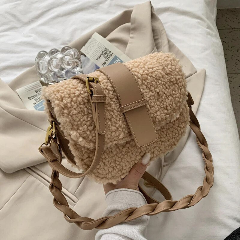 Drune - Plüsch Pelz Tasche
