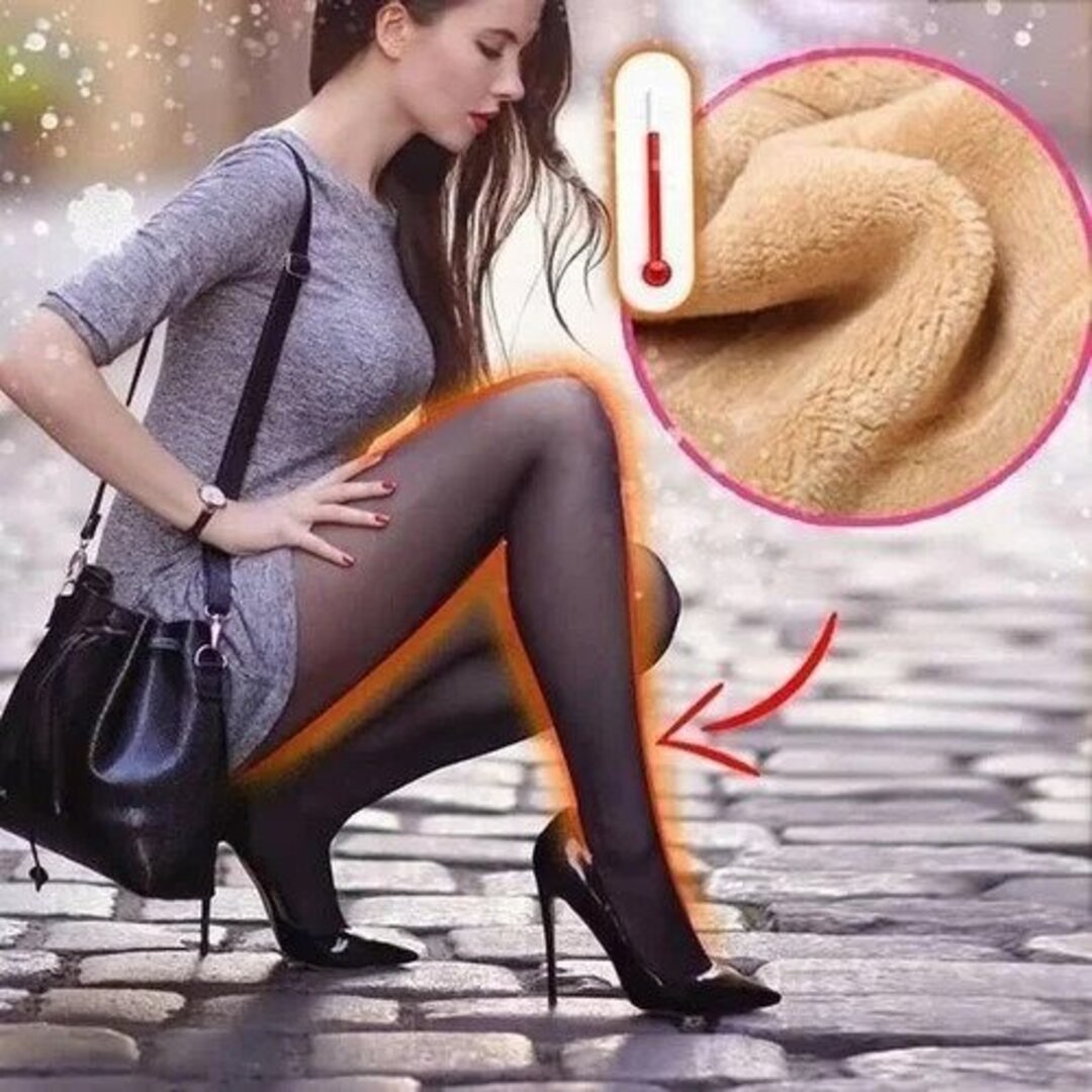 Drune | Warme Superstretch Plüschstrumpfhose