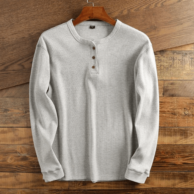 Camicia con motivo a rombi. Comoda camicia da uomo, dal look casual e sportivo