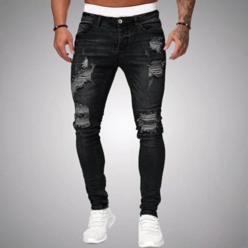 Jeans slim fit da uomo grigi