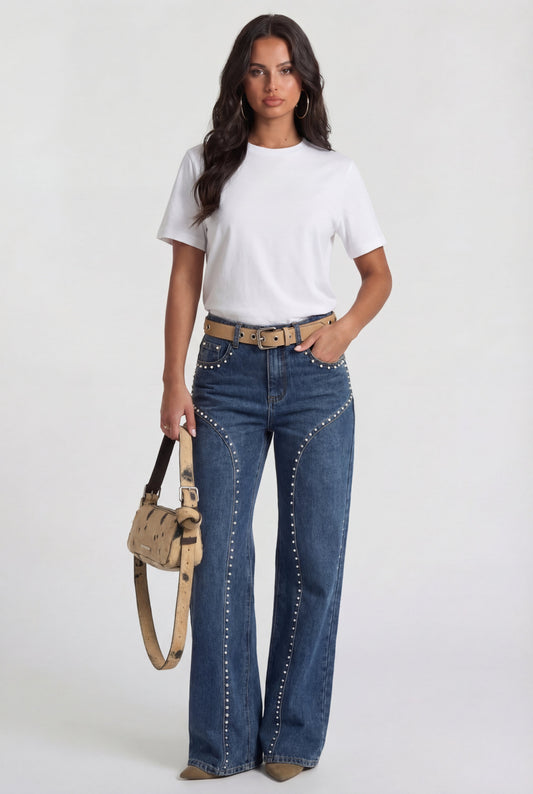 Jeans Borchie Chic | Lore Voss