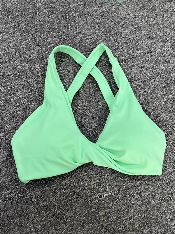 Drune | Enganliegend schnelltrocknender Sport Yoga-BH für Outdoor-Laufen Cross-Back Fitness-Unterwäsche