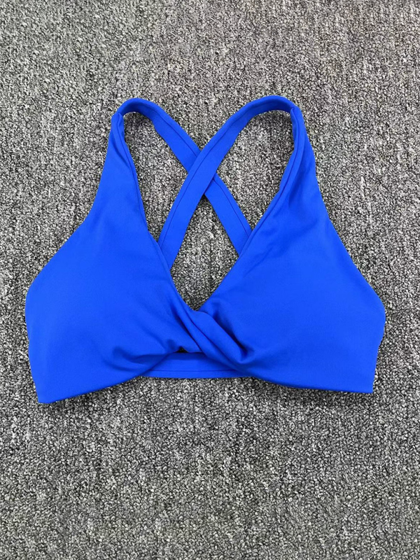 Drune | Enganliegend schnelltrocknender Sport Yoga-BH für Outdoor-Laufen Cross-Back Fitness-Unterwäsche