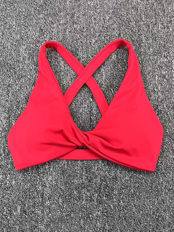 Drune | Enganliegend schnelltrocknender Sport Yoga-BH für Outdoor-Laufen Cross-Back Fitness-Unterwäsche