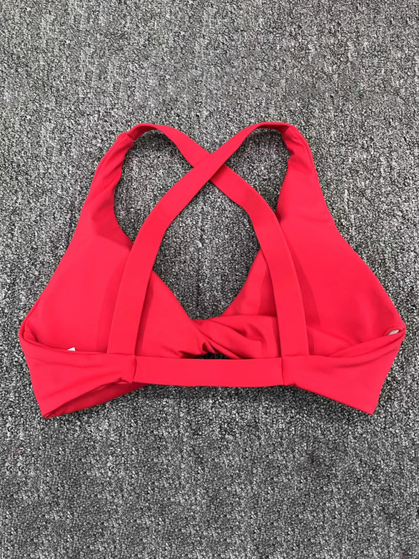 Drune | Enganliegend schnelltrocknender Sport Yoga-BH für Outdoor-Laufen Cross-Back Fitness-Unterwäsche