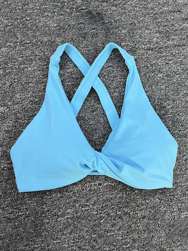 Drune | Enganliegend schnelltrocknender Sport Yoga-BH für Outdoor-Laufen Cross-Back Fitness-Unterwäsche
