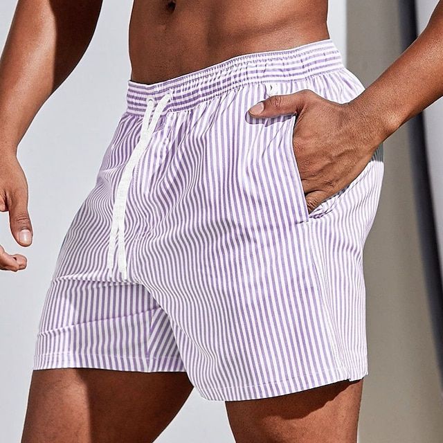 Drune | Klassische Gestreifte Boardshorts