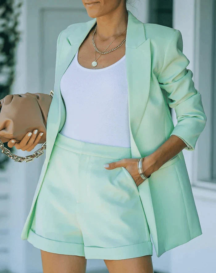 Drune | Blazer & Shorts Satz