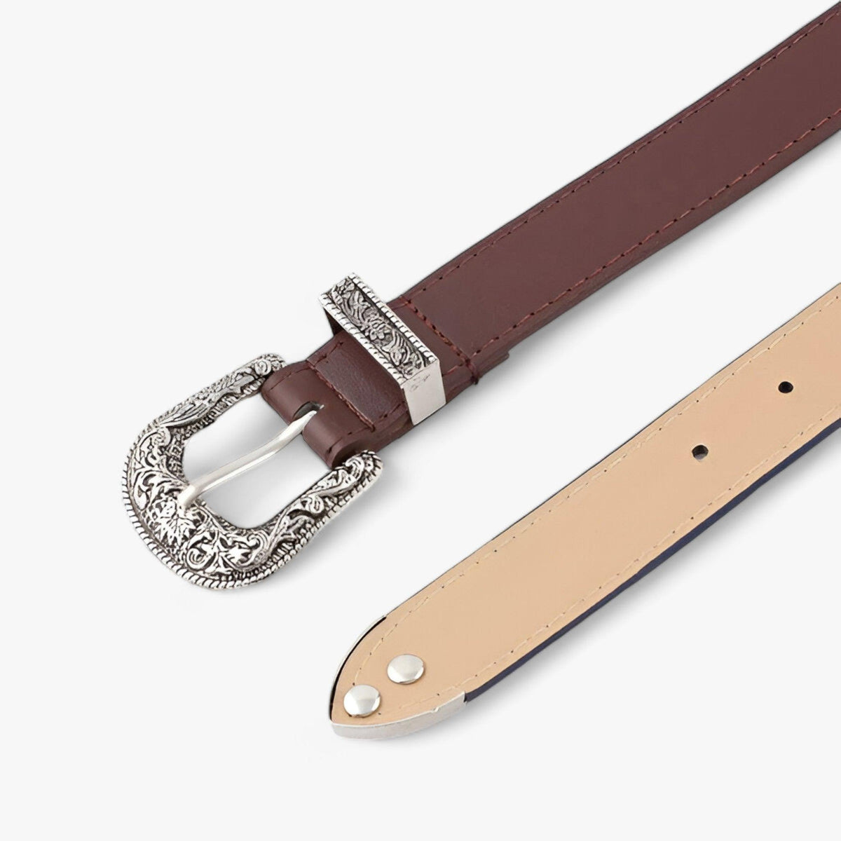 Drune | Boho Western Leder Gürtel Für Damen Weinlese Stil & Langlebiges Design